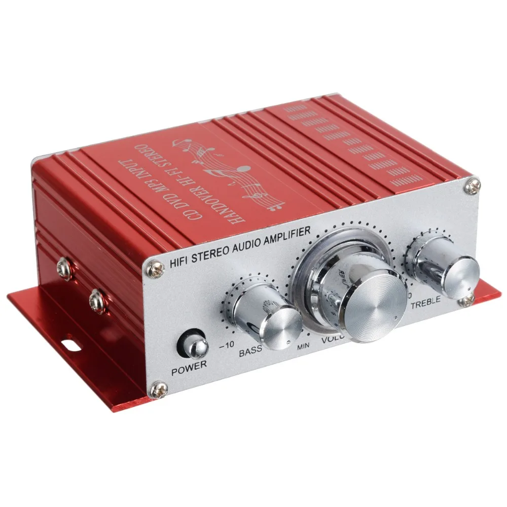 12V 2 канала Hi Fi стерео аудио усилитель мини цифровой HiFi Домашнее Мощность для