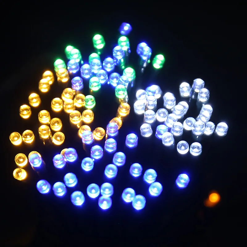 Уличные светодиодсветодиодный лампы на солнечной батарее 22 м 200 светодиодов