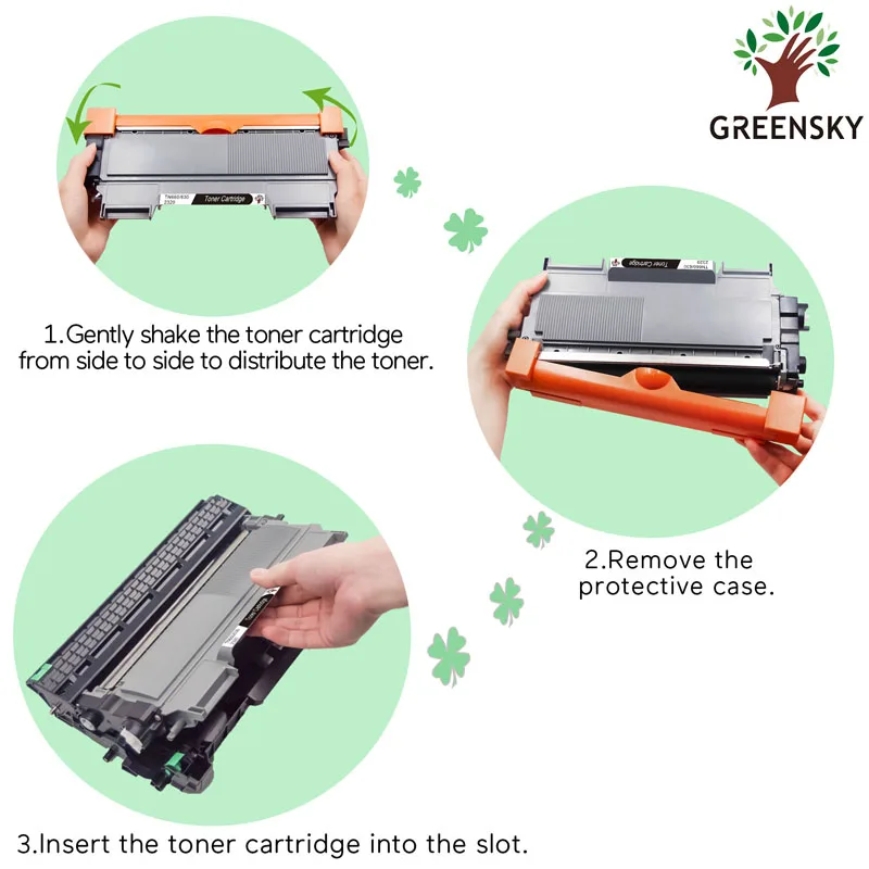 GREENSKY 1x DR630 барабан и 4x TN660 Тонер для Brother DR660 DCP-L2520DW L2540DW MFC-L2685DW L2700DW L2720DW L2740DW HL-L2360DW |