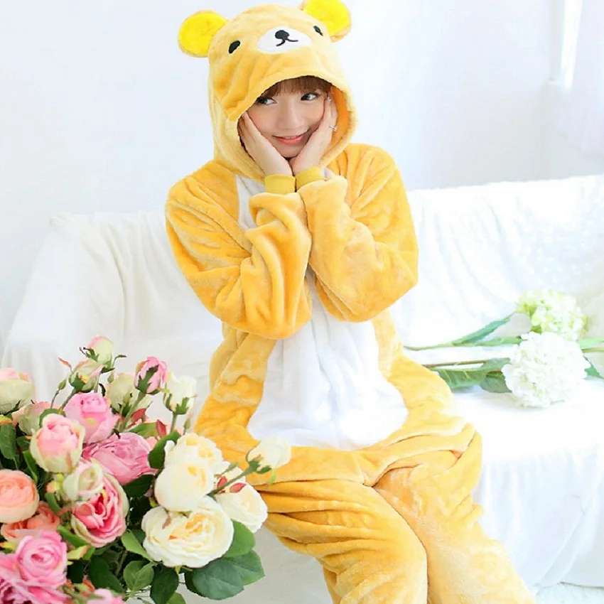Onesie,, кигуруми в виде животных, тигра, звезды, единорога, Комбинезоны для взрослых, унисекс, женская одежда для сна с капюшоном, для взрослых, зимняя фланелевая розовая свинья