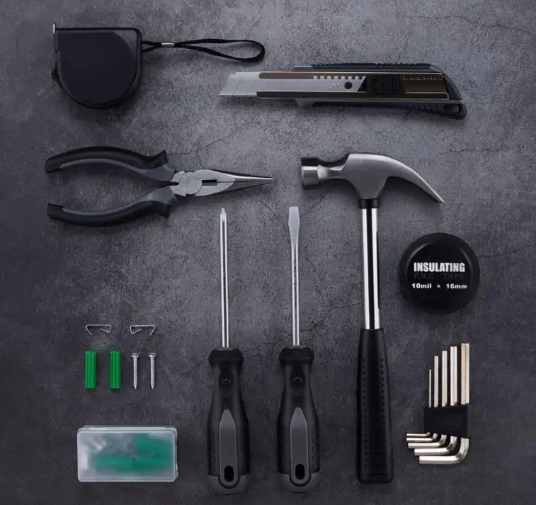 xiaomi mijia rice toolbox для инструментов внутри коробка для хранения деталей умный дом toolbox ремонт инструмента сплав сталь ковка - Цвет: 12 in 1