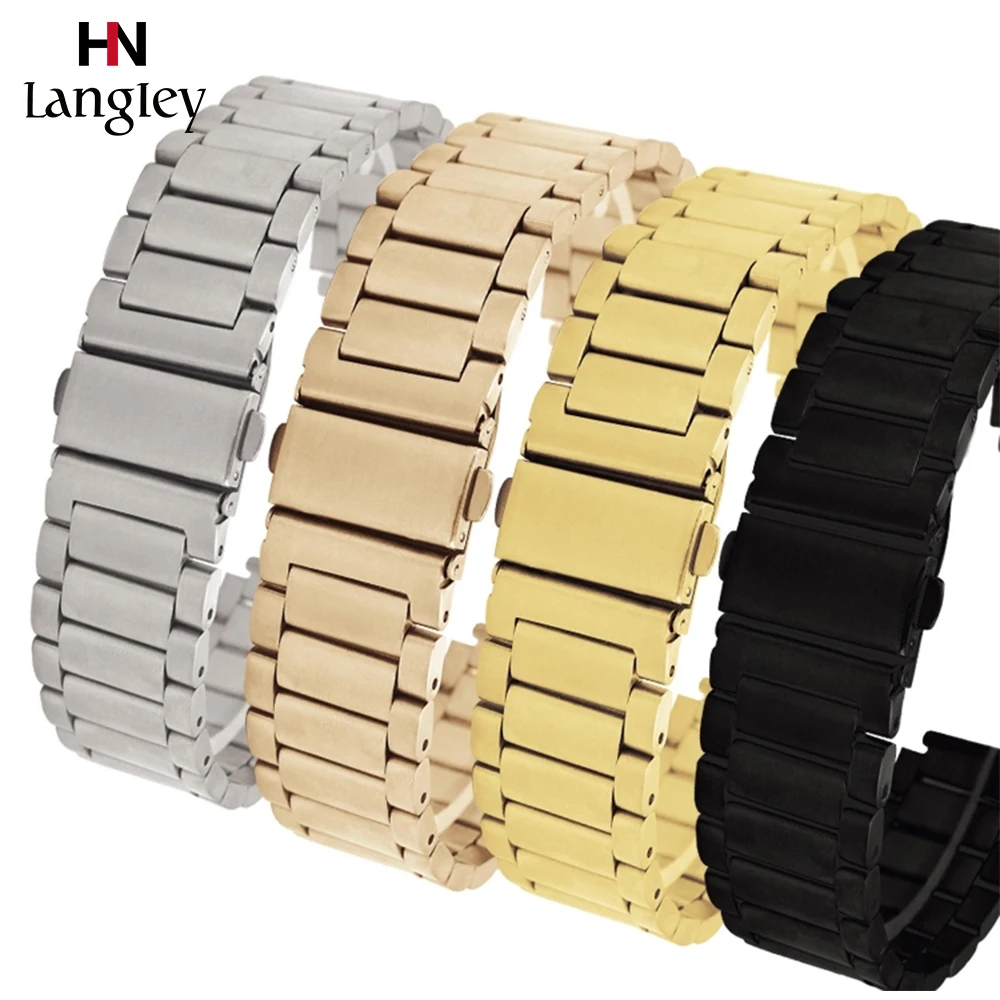 

Stainless Steel Watch Band Bracelet For Men Women Watches Straps High Quality Steel Watchbands Wholesale