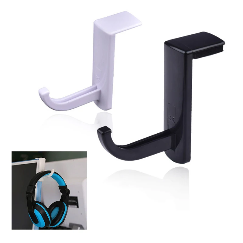 

Headphone Stand Glue Holder Rack Support Bracket Hrestle Earphone Headset Wire Organizer Winder Hanger marge Bar PC line