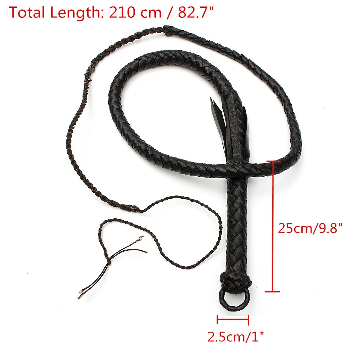 Плетка из искусственной кожи черного цвета 2 1 м|whip it|whip whippingwhip leather |