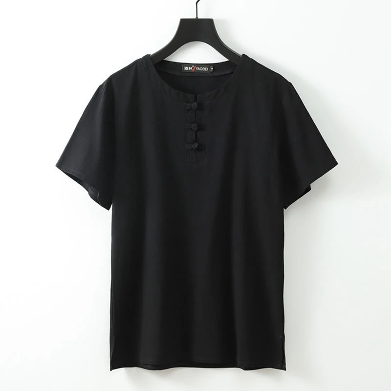 Футболка мужская с коротким рукавом винтажная тенниска в японском стиле