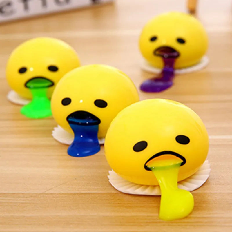 Забавные приколы Волшебные хитрые яйца Gudetama антистресс слизь интересная