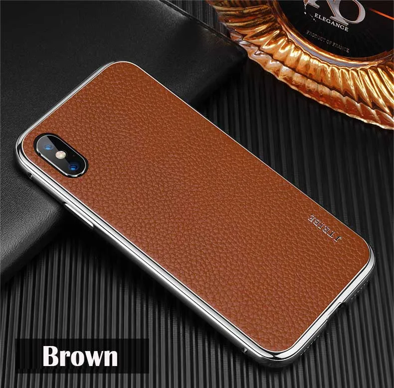 Чехол-бампер в стиле ретро с металлическим покрытием для iPhone XS Max X XR чехол из