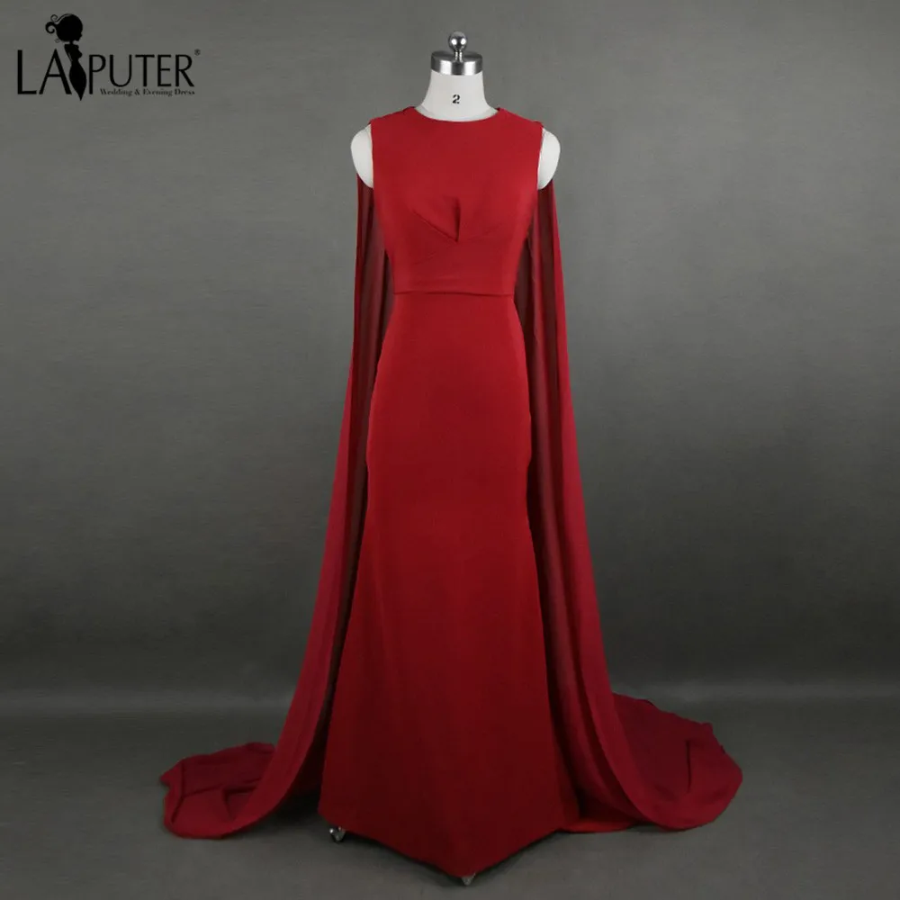 Фантастические атласные темно-красные платья с круглым вырезом для выпускного