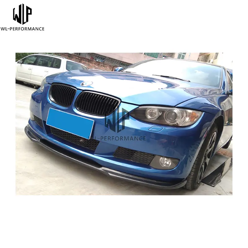 Для BMW стильный автомобиль 3 серии E92 передняя губа из углеродного волокна