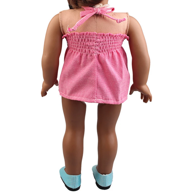 Новинка 2019 18 дюймовая Детская кукла на лямках одежда для игрушек новорожденная и