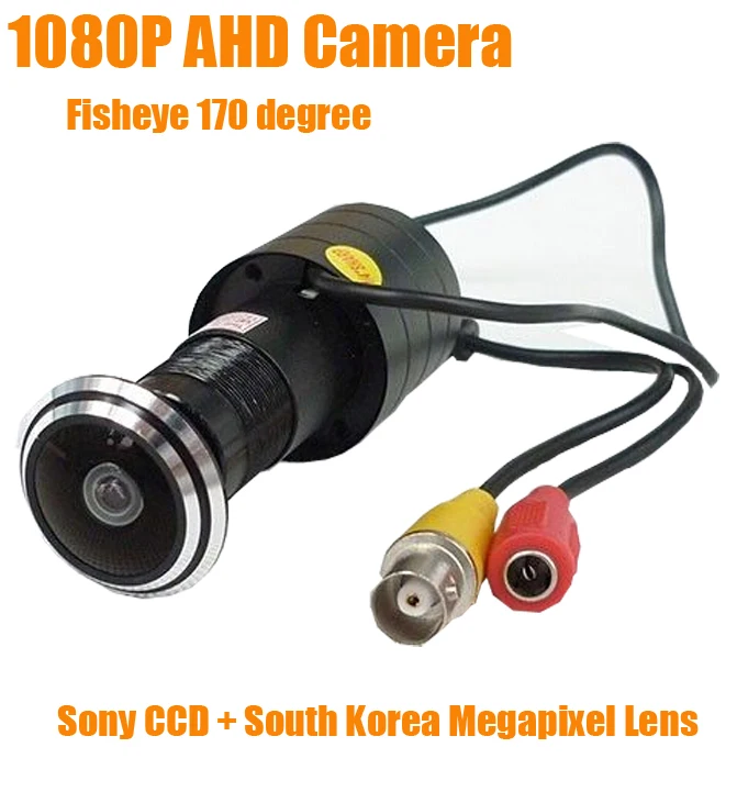 Камера видеонаблюдения 2 Мп 1080P AHD SONY датчик &quotкошачий глаз&quot 170 градусов 1 78 мм