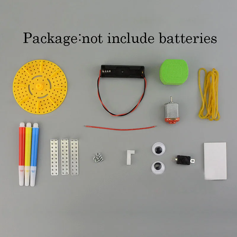 1 шт. креативный научный робот Gizmo DIY граффити Детский пазл собранная игрушка