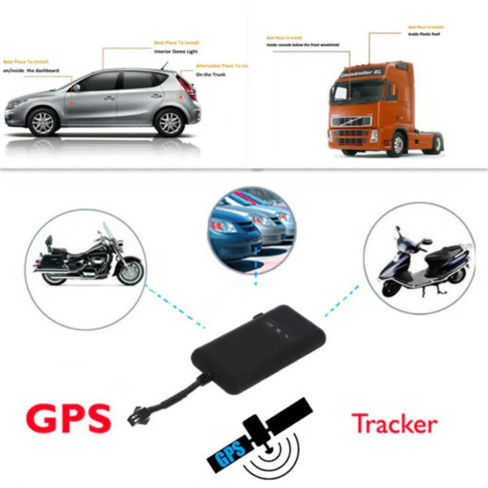 В режиме реального времени автомобиль велосипед автомобиль Дети Pet gps слежения GSM/GPRS/gps трекер TK110 Мини Портативный Глобальный локатор авто