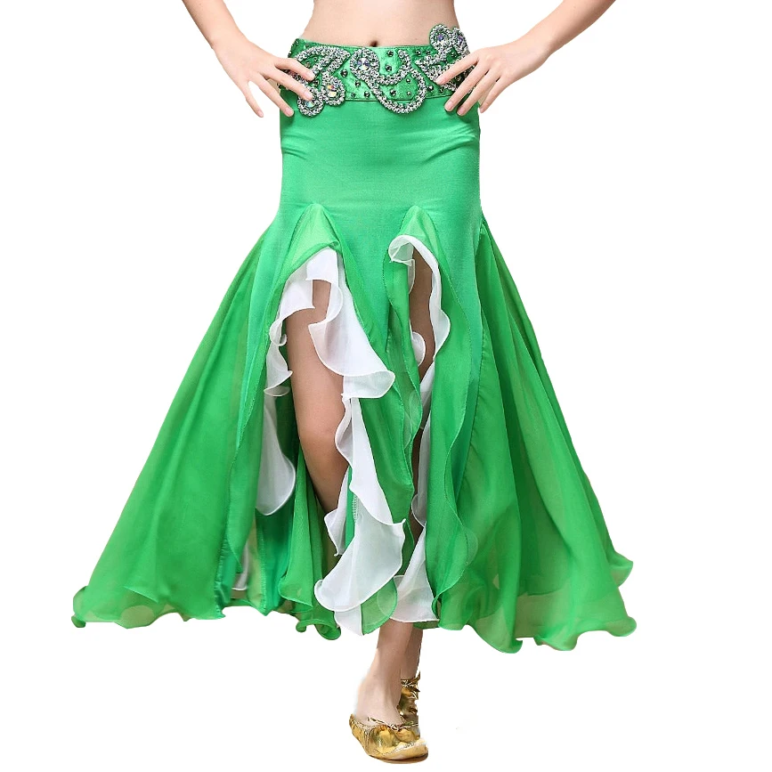 

Children Dancewear Belly Dancing Clothes Fish Tail Skirts Professional Belly Dance Skirt for Girls