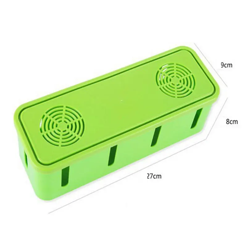 Practical Power Cord Socket Receive A Case Cable Manager Organizer Heat Release Hole Box Dustproof Safety Clean Tidy Accessorie | Дом и сад