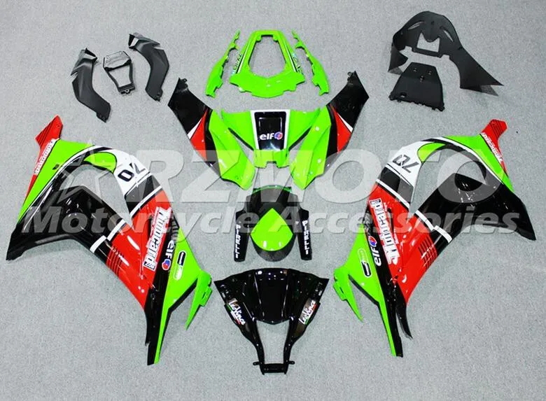 

Новый ABS полный обтекатель комплект подходит для kawasaki Ninja ZX-10R ZX10R 2011 2012 2013 2014 2015 11 12 13 14 15 на заказ красный зеленый