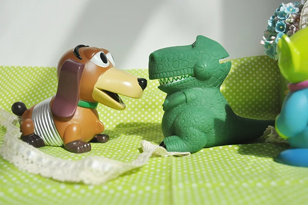 Милые игрушечные инопланетяне Рекс собака Спиралька фигурка игрушка Копилка