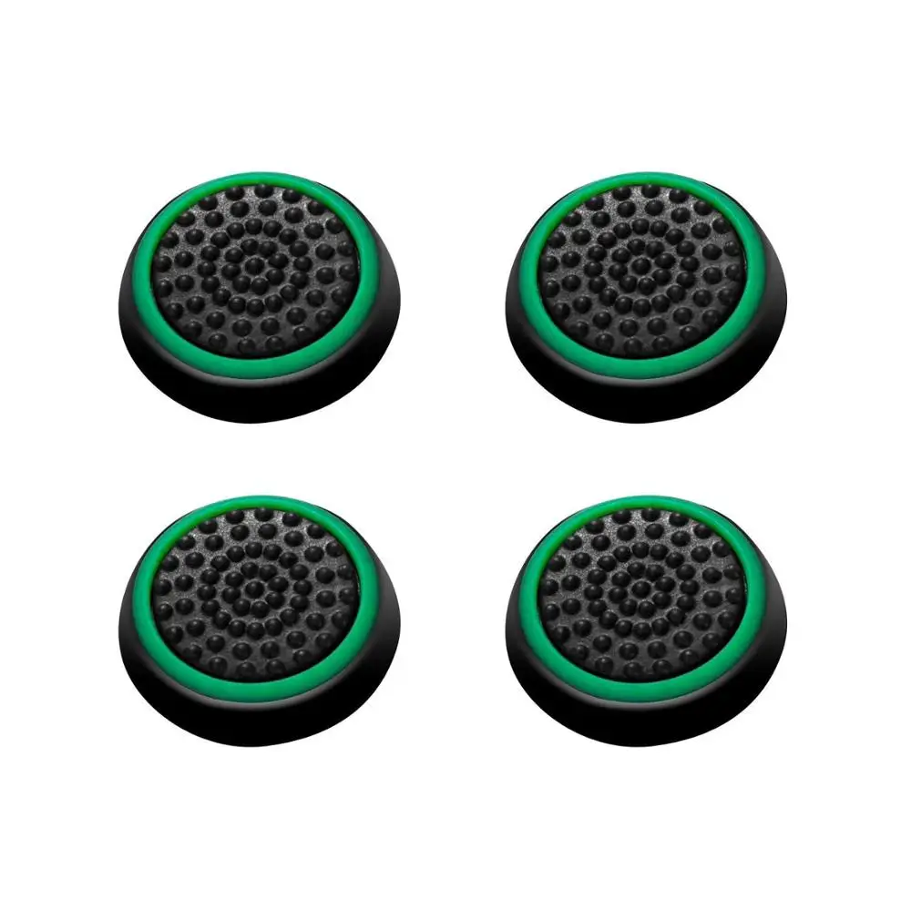 Yoteen 4 шт. аналоговые джойстики колпачки для джойстика для PS4 xbox 360 Dualshock 4 для kingd Switch Pro контроллер - Цвет: 4pcs black green