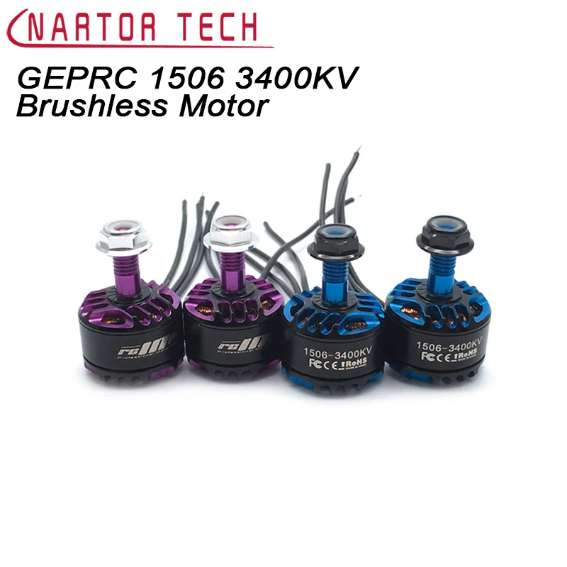 GEPRC 1506 3400KV 4100KV бесщеточный двигатель FPV небольшой Электрический для