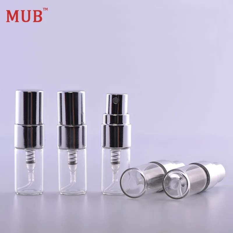 MUB - 100 шт. портативная 2 мл алюминиевая бутылка-распылитель распылитель для духов