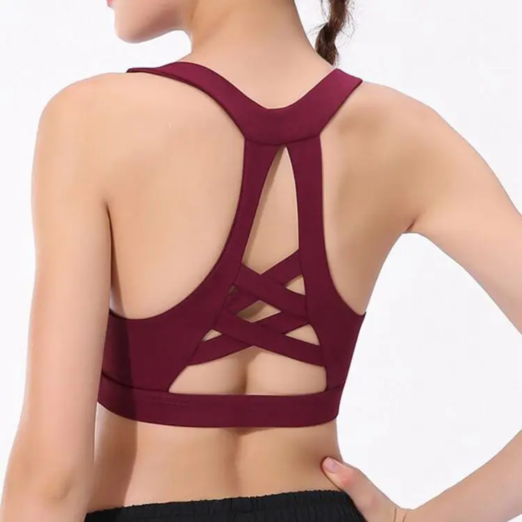 Открытая спина сексуальный дизайн без рукавов тренировки Обрезной топ муджер