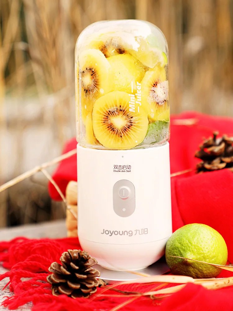 

Joyoung Portable USB Multi Mini Blenders 350ML with 1500mAh Bank Power Mini Juicers Capsule Fruit Juice Maker Machine