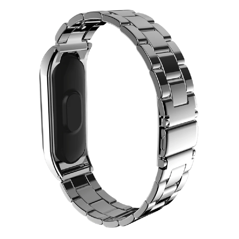 Металлический браслет из нержавеющей стали для Xiaomi mi Band 3 mi band 3 ремешок без винтов для Xiaomi mi Band 3 ремешок mi Band 3 наручный ремень