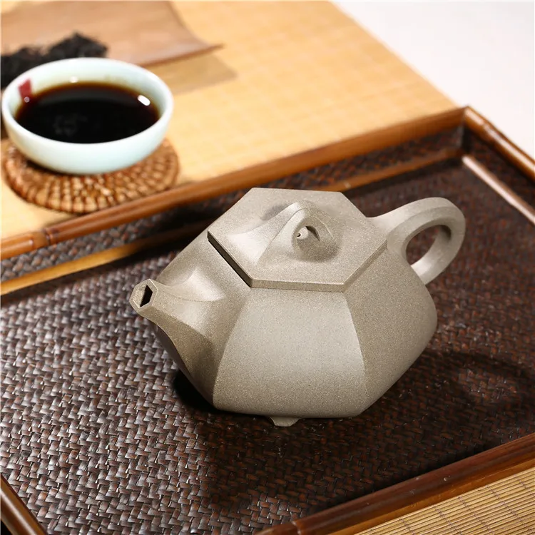 320ml Yixing Zisha Zhu Mud Hexagonal Teapot Famous Handmade Purple Clay Qin Hui Duan Pot Drinkware with Certificate Gifts | Дом и сад