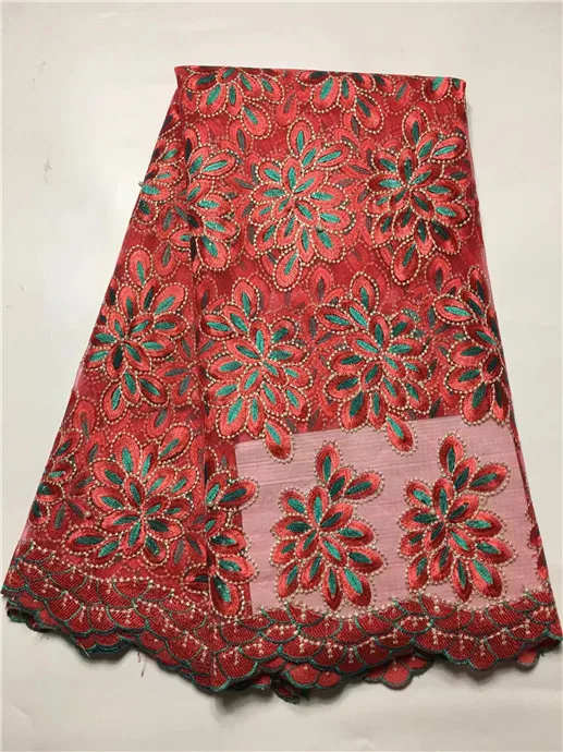 2017 Последние Бирюзовый и синий бисер Африки Французский Кружевной Ткани высокое