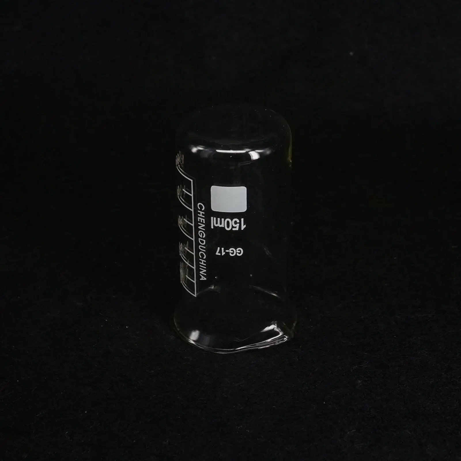 Лабораторная Мензурка высокой формы объемом 150 мл искусственное боросиликатное