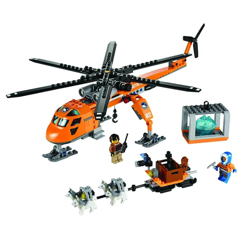 Бела Совместимость legoe лего Арктический город снег Base Camp строительные блоки