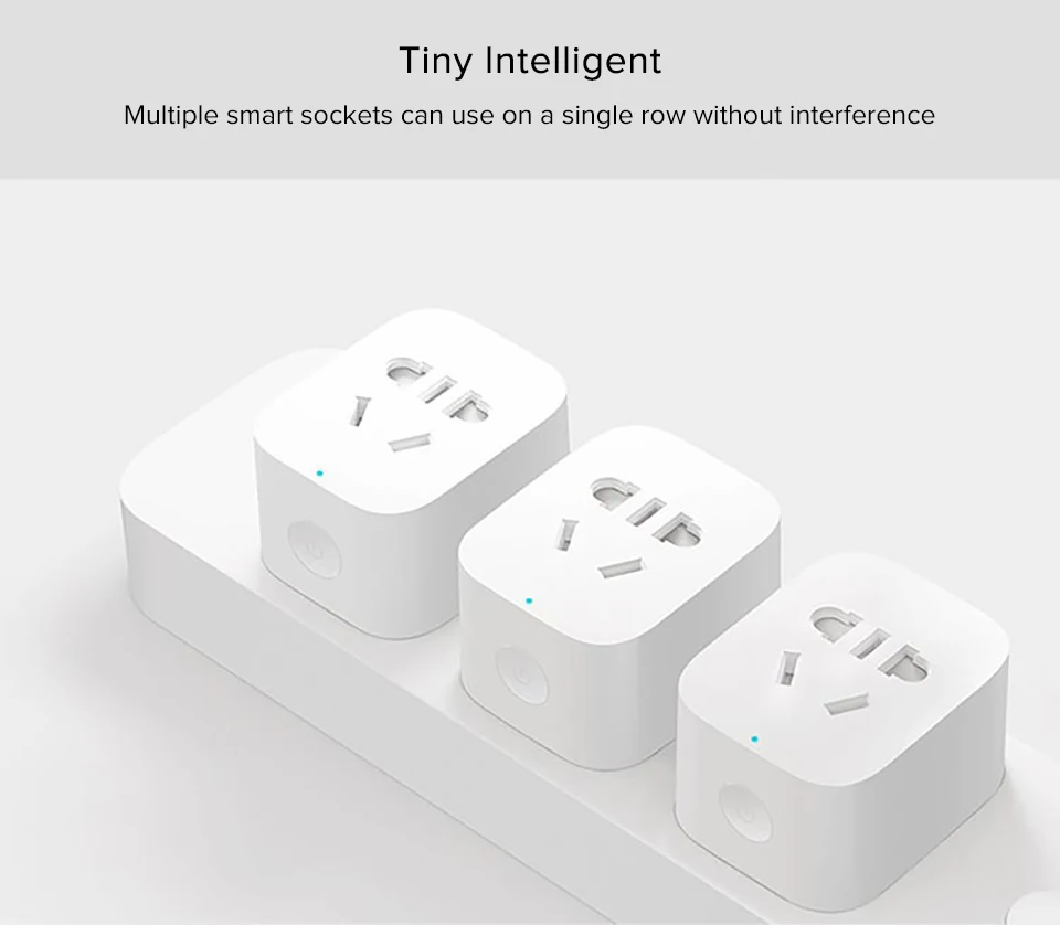 Оригинальная Xiaomi mi умная Wi-Fi розетка Ti mi ng Plug приложение дистанционное управление работа с Xiao mi умный дом mi jia Zigbee