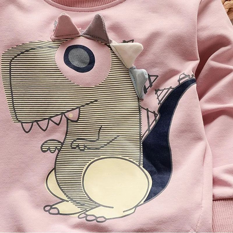 Aile Rabbit/2017 Осенняя одежда для детей Детский модный костюм хлопковая рубашка с