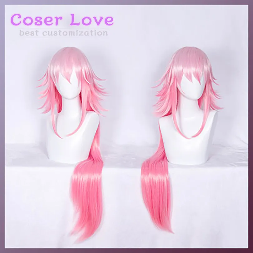 Honkai Impact 3 Yae Sakura Pink Long Straight Wig Cosplay headwear for Halloween Christmas Carnival Costume ! | Тематическая одежда