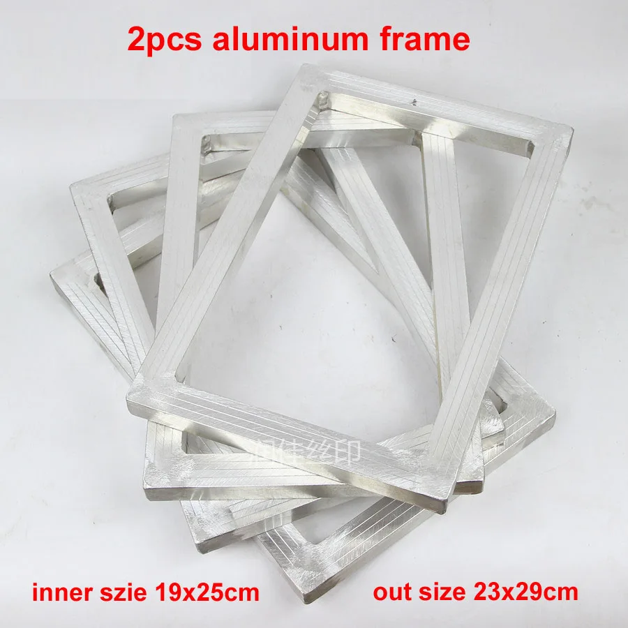 

2pcs inner size 19x25cm Silk Screen Printing Aluminum frame outside size 23x29CM