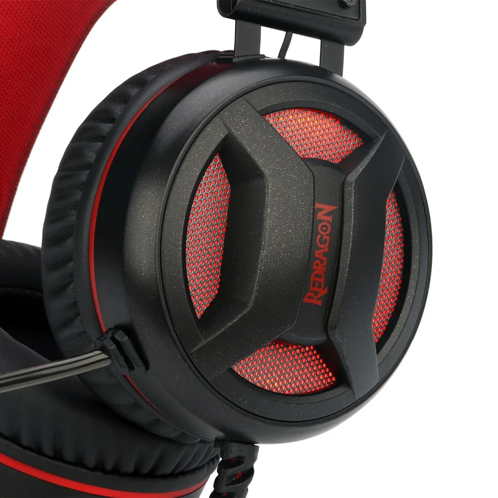Redragon H210 игровой наушник 7 1 звук через наушники вкладыши гарнитура с регулятором