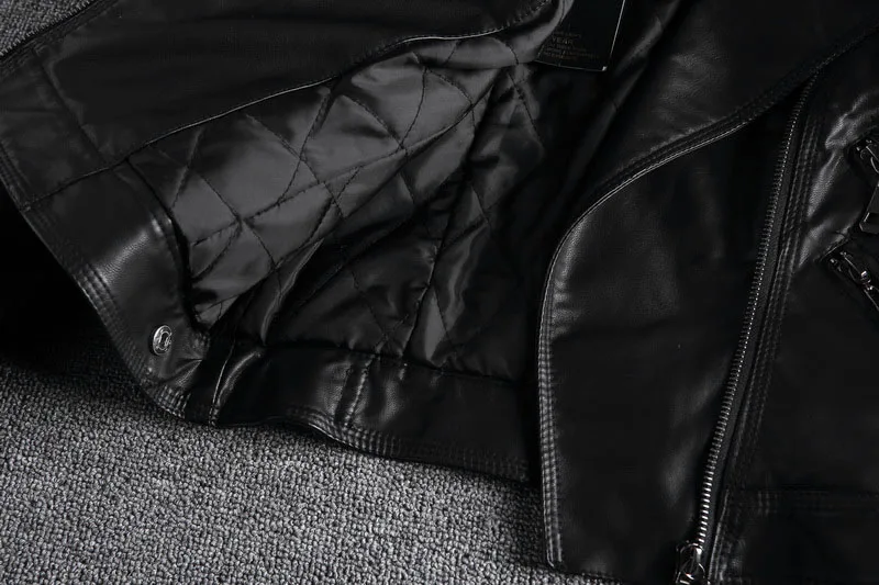 2018 Акция Chaquetas De Cuero Mujer кожаная куртка для женщин 2xl 3xl женская из искусственной
