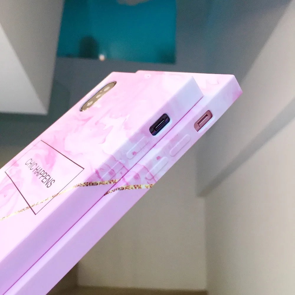 ORYKSZ Мрамор чехол для телефона iPhone 7 8 Plus Rainbow узор Чехлы X 6 S плюс мягкая силиконовая