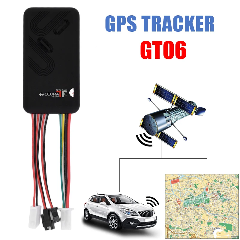 

10pcs/lot GT06 Car Mini GPS Tracker Vehicle GPS real time PC tracking system monitor GPRS motocycle Locator car gps track kit