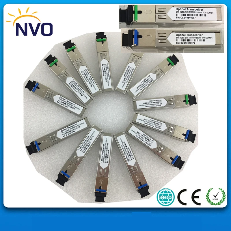 Бесплатная доставка 1 25G одиночный режим BIDI 1310/1550 60 км DDM Simplex WDM Совместимость с