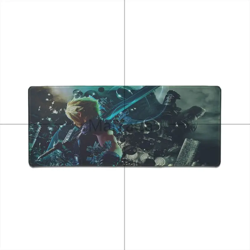 MaiYaCa Подарочный коврик для мальчика Final Fantasy VII игровой коврик для ноутбука компьютера коврик для мыши геймерский игровой коврик для клавиатуры компьютерный планшет коврик для мыши - Цвет: LockEdge 30x80cm