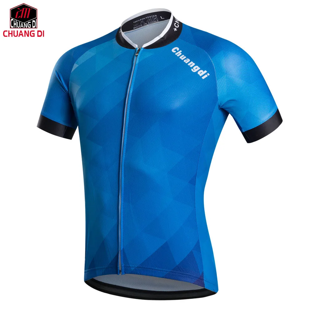 Cycling Jersey ZM Мужская Высококачественная профессиональная команда, летняя велосипедная майка с коротким рукавом, велосипедные майки для шоссейного велосипеда, одежда для велоспорта, топы - Цвет: Cycling Jersey