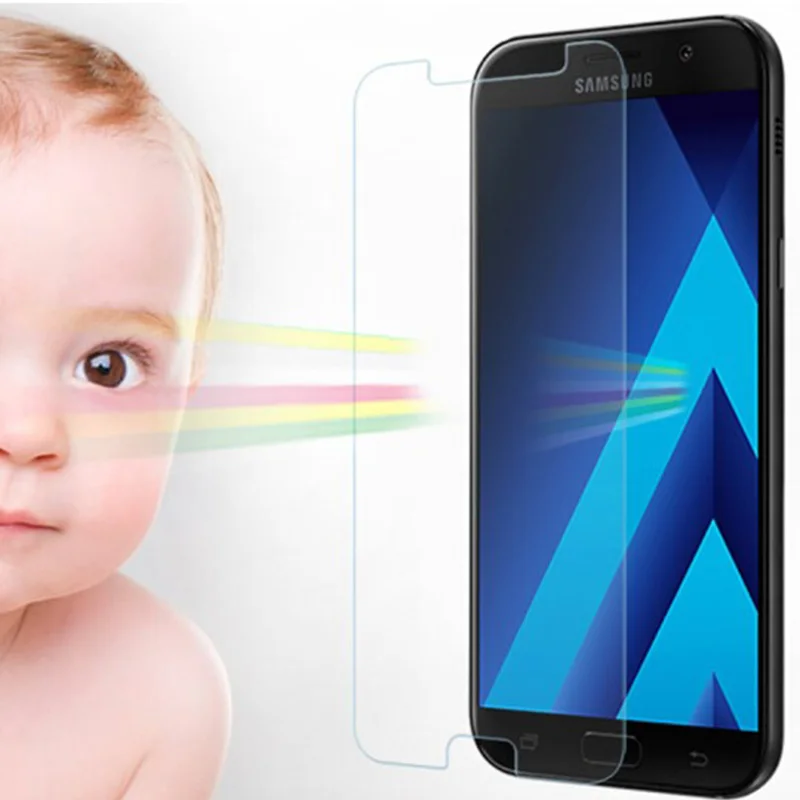 Защитная пленка для Samsung Galaxy A3 2016/2017/2018 из закаленного стекла | Мобильные телефоны