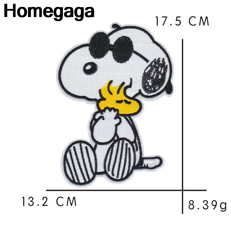 Homegaga Мультфильм собаки дети аппликация Патчи Наклейки pour швейная сумка Джерси одежда значок железная футболка D2123