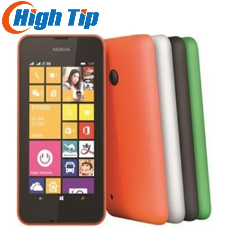 Оригинальный разблокированный смартфон Nokia Lumia 530 четыре ядра две sim карты ОЗУ 512