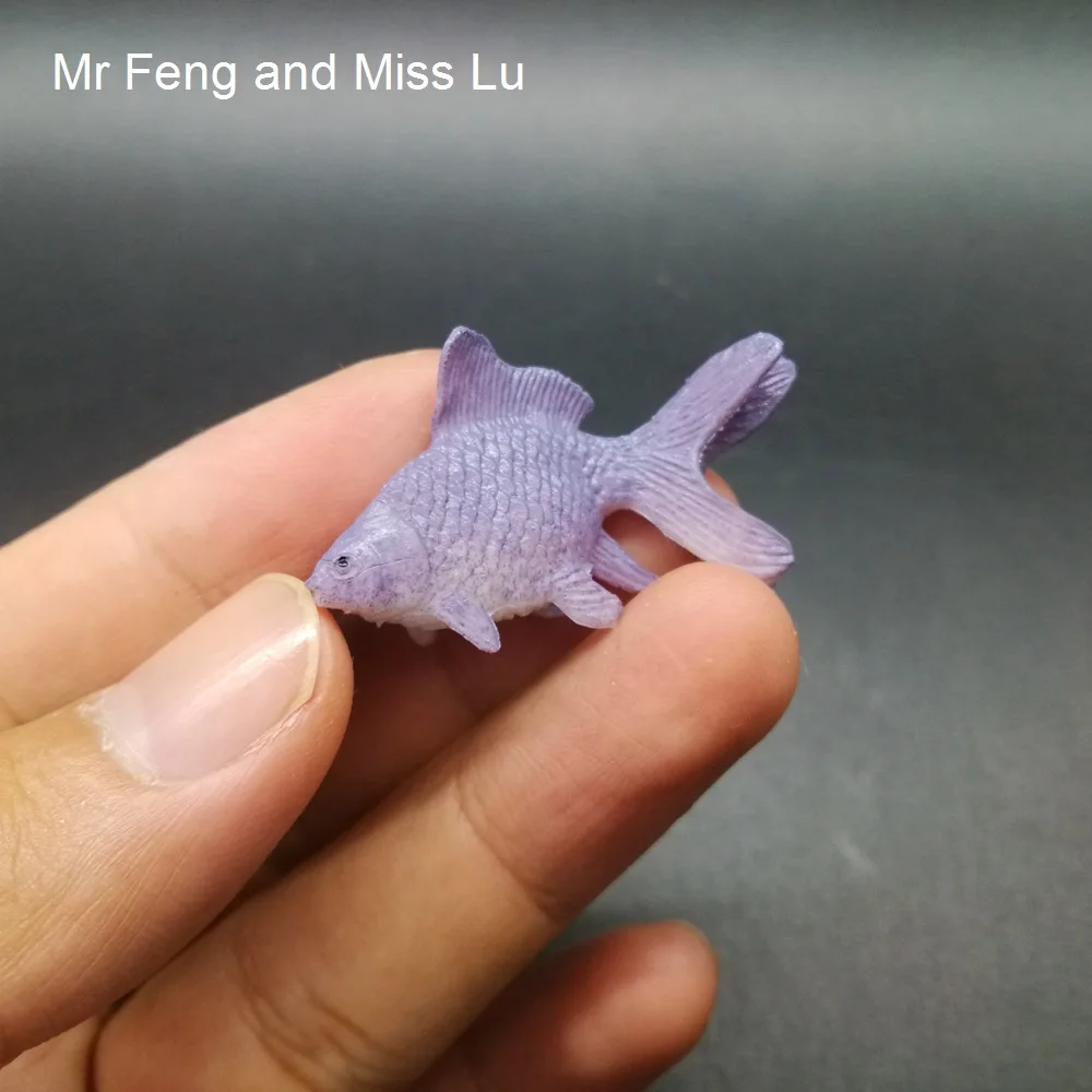 Новинка приколы Puple Золотая рыбка розыгрыши модель сделай сам Аксессуары игрушка