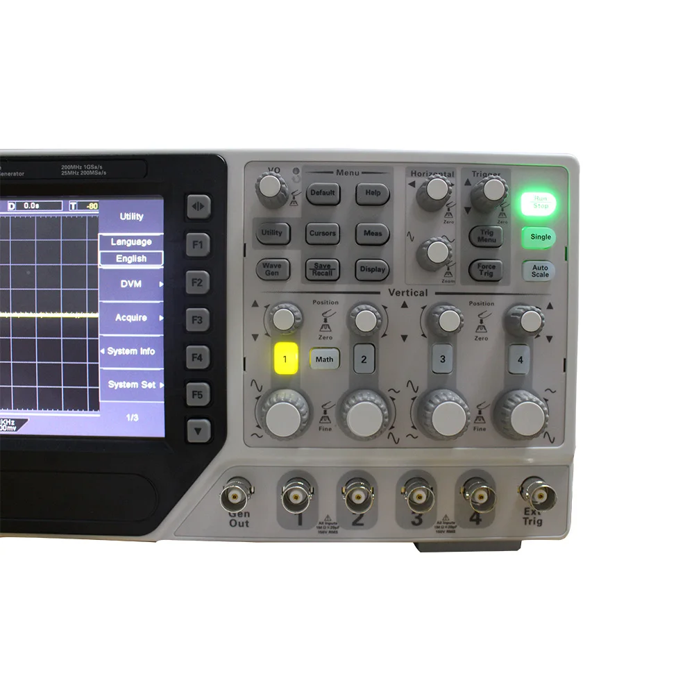 Цифровой осциллограф Hantek DSO4204C 200 МГц 4 канала портативный USB PC LCD автомобильный + EXT