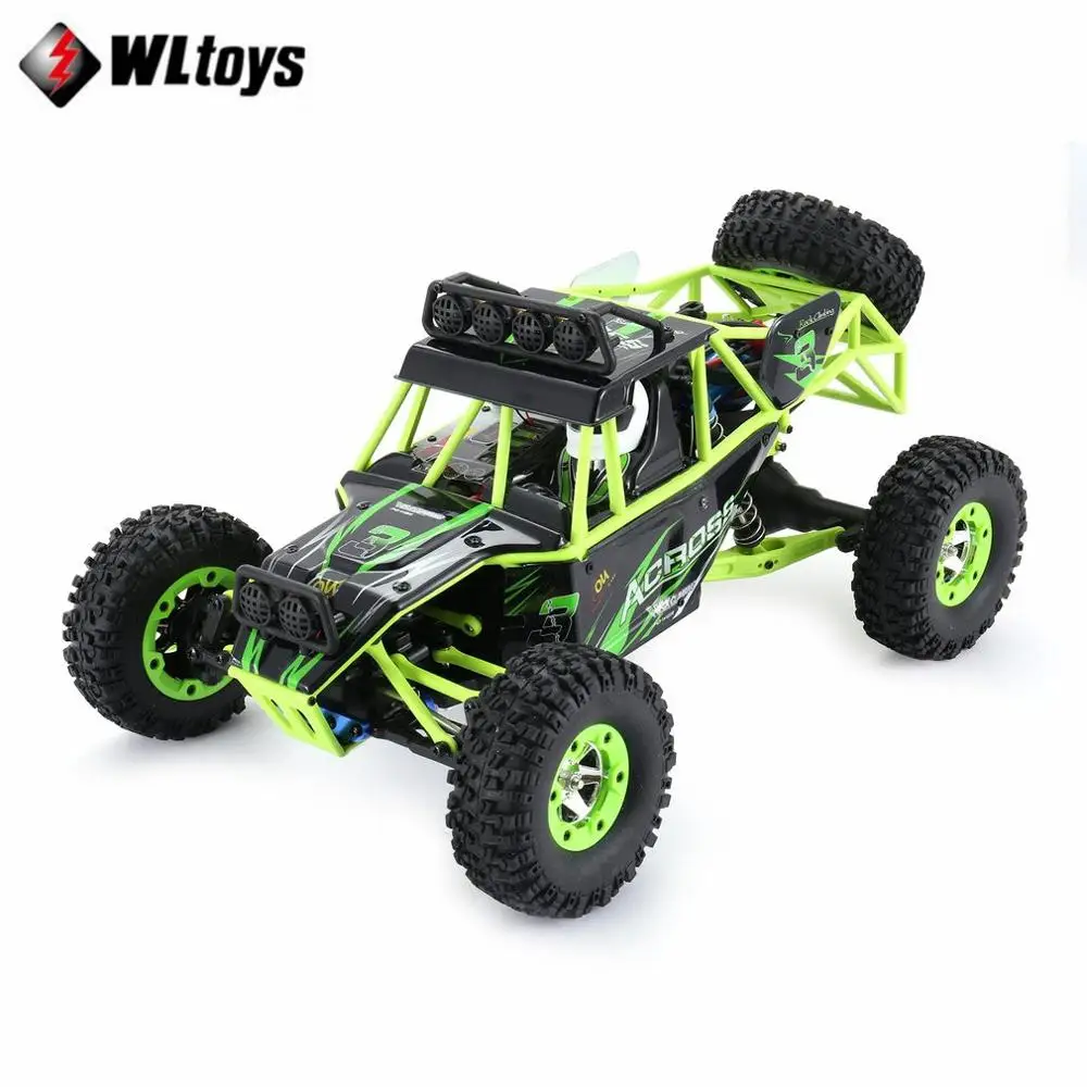 US plug Wltoys 12428 50 км/ч высокая скорость RC скалолазание автомобиль игрушка 1/12 Масштаб 2,4 г 4WD внедорожник дистанционное управление RC автомобиль игрушки Детский подарок - Цвет: US plug