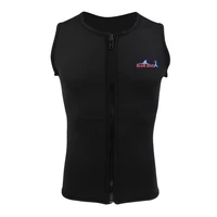 2mm men wetsuit vest sleeveless neoprene zipper half body bathing diving suit for scuba diving surfing rashguard s m l xl xxl
