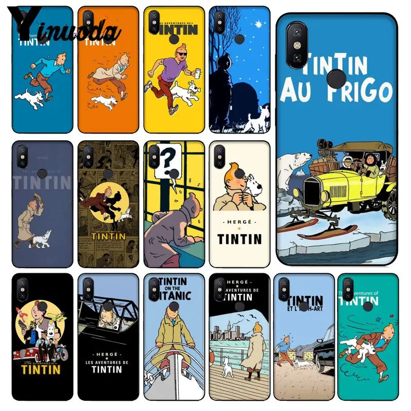 Чехол для телефона Yinuoda The Adventures of Tintin чехол Redmi 5 plus Note Xiaomi Mi 6 8 SE 3 | Мобильные